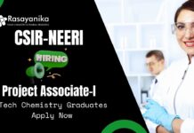 CSIR Jobs For BTech Chemistry Graduates | Apply Now For The Project Associate Role