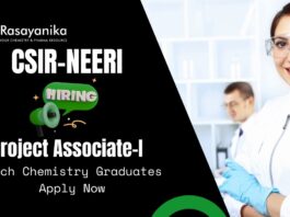 CSIR Jobs For BTech Chemistry Graduates | Apply Now For The Project Associate Role