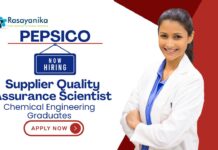 Chemical Engineering Job at Pepsico | Apply Now For The Supplier Quality Assurance Scientist Role