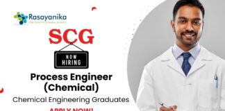 Chemical Engineering Job at SCG | Apply Now For The Process Engineer Role