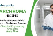 Chemical Engineering Jobs at Archroma | Apply Now For The Product Stewardship Intern - Customer Support Role