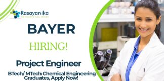Chemical Engineering Jobs at Bayer | Apply Now For The Project Engineer Role