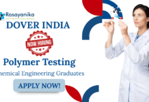 Chemical Engineering Jobs at Dover | Apply Now For The Polymer Testing Role