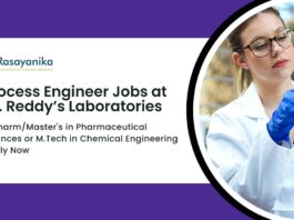 Chemical Engineering Jobs at Dr. Reddy’s Laboratories | Apply Now