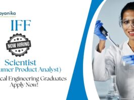 Chemical Engineering Jobs at IFF | Apply Now For The Scientist (Consumer Product Analyst)
