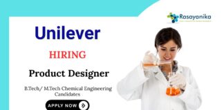 Chemical Engineering Jobs at Unilever Apply Now for Product Designer Role