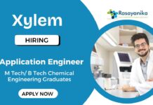 Chemical Engineering Jobs at Xylem | Apply Now for Application Engineer Role