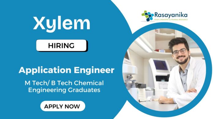 Chemical Engineering Jobs at Xylem | Apply Now for Application Engineer Role