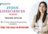 Chemical Engineering Jobs at Zydus Attend the Walk-in Interview for Trainee Officer Role