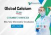 Chemist Job at Global Calcium – Hiring BSc/MSc Chemistry Graduates for Chemist/Officer position in API production, apply now."