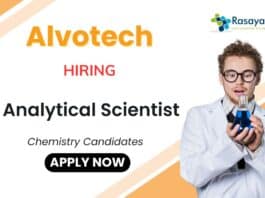 Chemistry Job at Alvotech Apply Now for Analytical Scientist Position