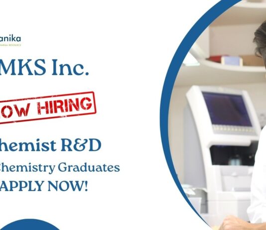 Chemistry Job at MKS Inc | Apply Now For The Chemist R&D Role