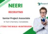 Chemistry Job at NEERI Attend the Walk-In Interview for Senior Project Associate Role