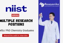 Chemistry Job at NIIST MSc PhD Graduates Attend the Walk-In Interview for Multiple Positions (1)