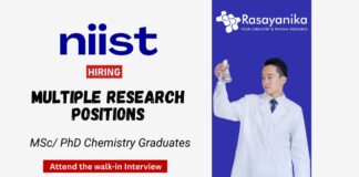 Chemistry Job at NIIST MSc PhD Graduates Attend the Walk-In Interview for Multiple Positions (1)