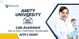 Chemistry Jobs at Amity University | Apply Now For The Lab Assistant Role