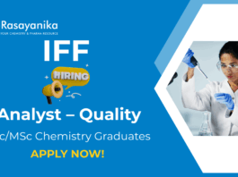 Chemistry Jobs at IFF | Apply Now For The Analyst Role