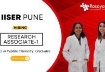 Chemistry Jobs at IISER Pune PhD Candidates Apply Now for the Research Associate Position