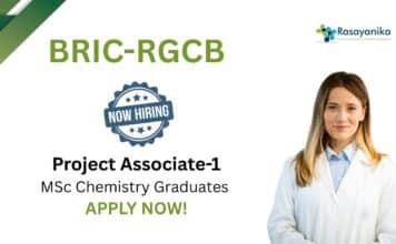Chemistry Jobs at RGCB | Apply Now For The Project Associate Role Chemistry Jobs at RGCB | Apply Now For The Project Associate Role