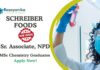 Chemistry Jobs at Schreiber Foods | Apply Now For The Sr. Associate NPD Role