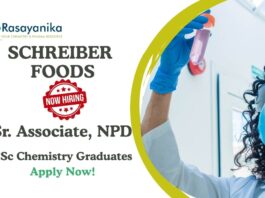 Chemistry Jobs at Schreiber Foods | Apply Now For The Sr. Associate NPD Role