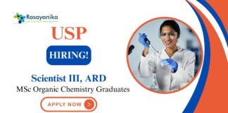 Chemistry Jobs at USP | Apply Now For The Scientist Role