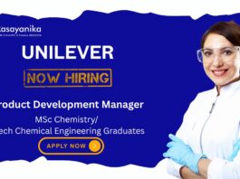 Chemistry Jobs at Unilever | Apply Now For The Product Development Manager Role