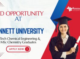 Chemistry PhD Opportunity 2025 at Bennett University | Apply Now