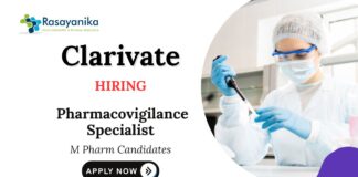 Clarivate Careers for M Pharm Candidates | Apply Now for Pharmacovigilance Role