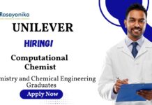 Computational Chemist Jobs at Unilever | Chemistry and Chemical Engineering Graduates Apply Now