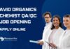 Avid Organics Chemist QA/QC Job Opening