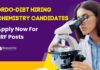 MSc Chemistry Govt Jobs at DRDO-DIBT