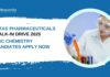 Msc Chemistry Jobs at Intas Pharmaceuticals | Attend the Walk-In -Drive Now