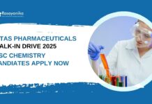 Msc Chemistry Jobs at Intas Pharmaceuticals | Attend the Walk-In -Drive Now