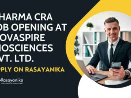Pharma CRA Job Opening at Novaspire Biosciences Pvt. Ltd.