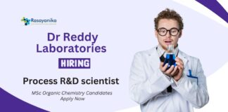  Recent Chemistry Jobs at Dr Reddy's Laboratories | MSc Candidates Apply Now