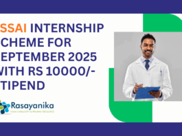 FSSAI Internship Applications Sept 2025 With Rs 10,000/- Stipend | Check Eligibility & Apply Online