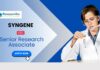 MSc Organic Chemistry Jobs at Syngene | Apply Now for the Senior Research Associate Role