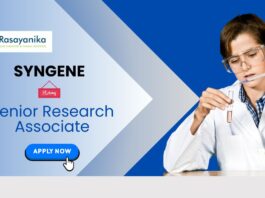 MSc Organic Chemistry Jobs at Syngene | Apply Now for the Senior Research Associate Role