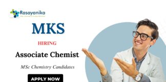 Freshers Analytical Chemistry Jobs at MKS Instruments | Apply Now for Associate Chemist Role