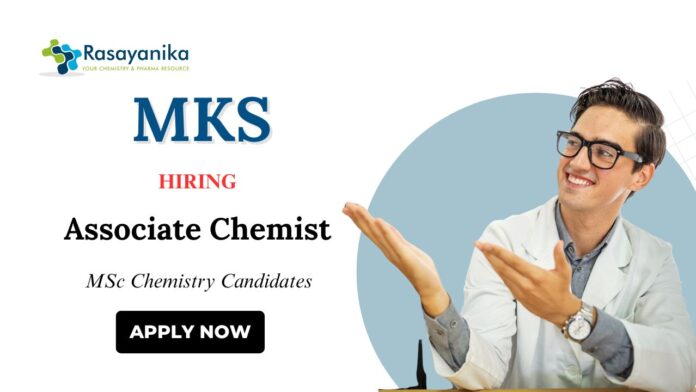 Freshers Analytical Chemistry Jobs at MKS Instruments | Apply Now for Associate Chemist Role