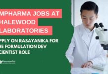 MPharma Jobs at Halewood Laboratories