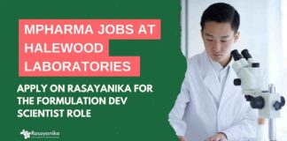 MPharma Jobs at Halewood Laboratories