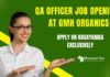 Chemistry Job Vacancies in QA at GMH Organics