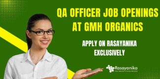 Chemistry Job Vacancies in QA at GMH Organics