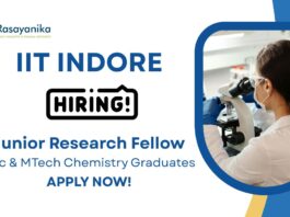 JRF Positions at IIT Indore | MSc & MTech Chemistry Graduates Apply Now