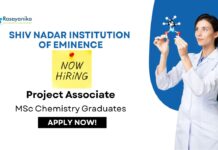 Project Associate Job at SNU | Chemical Engineering Candidates Apply Now