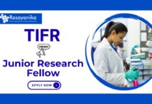 Junior Research Fellow at TIFR | MSc Chemistry Candidates Apply Now