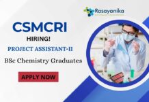 Job Opportunity: Project Assistant-II at CSIR-CSMCRI | Apply Now