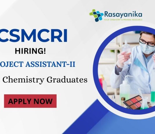 Job Opportunity: Project Assistant-II at CSIR-CSMCRI | Apply Now